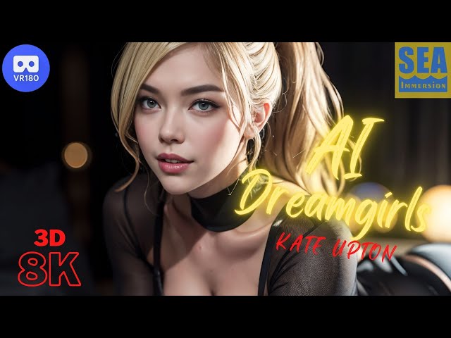 AI Dreamgirls  ( Kate Upton ) in 8K 3D VR180 - meet them up close, face-to-face!
