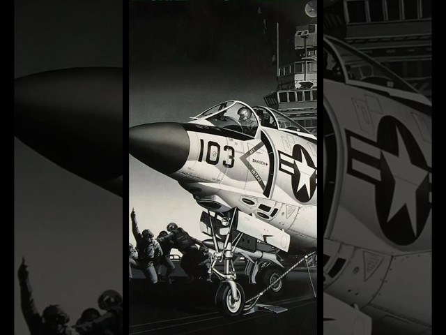 McDonnell F3H Demon: The All-Weather Fighter of the 1950s #shortsfeed #shorts #militaryaviation