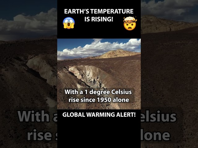 GLOBAL WARMING ALERT: Earth's temperature is RISING #shorts #shortdocumentary