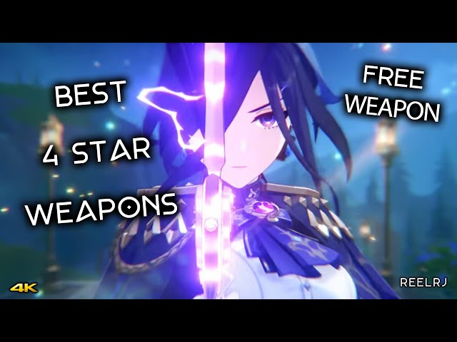 Clorinde Top 4 Star DPS Weapon | Free DPS Weapon | Genshin Impact