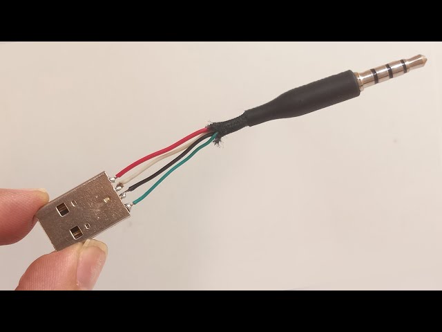 Amazing Idea With USB Cable & Earphone Jack
