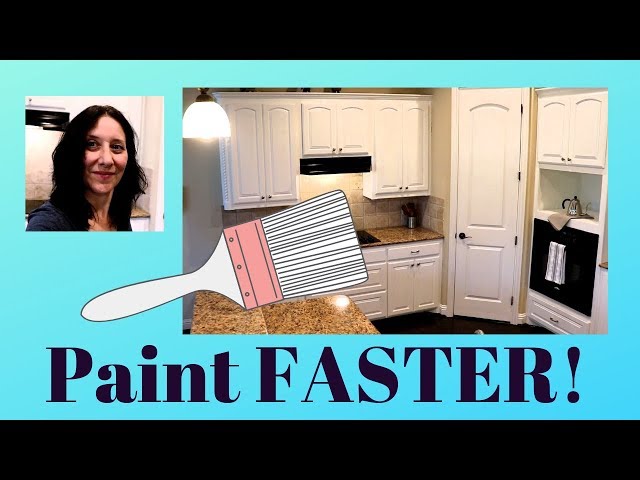 How to Paint Kitchen Cabinets -No Sanding