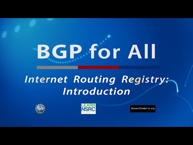 Internet Routing Registry: Introduction