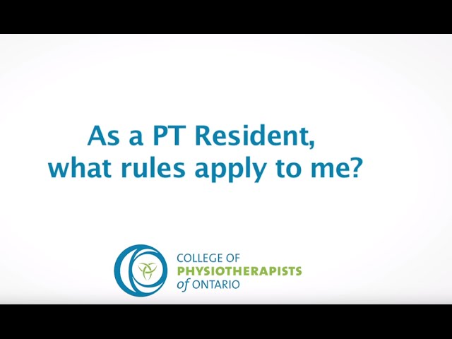Practice Advice Answer Session: As A PT Resident, What Rules Apply To Me?
