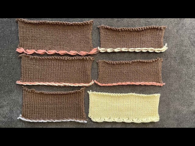 Set of hinges knitting machine || Machine knitting