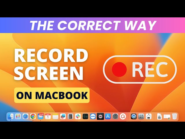 How to Record your Screen on Macbook using Quicktime Player