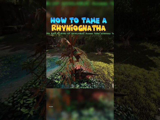 How to tame a Rhyniognatha #ark #gaming #arksurvivalevolved #arktaming #shorts #rhyniognatha