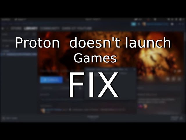 Steam Proton Game doesn't launch FIX. Proton on not supported Vulkan GPU's
