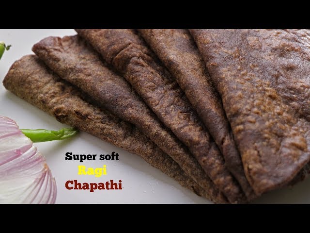 RAGI #CHAPATHI | రాగి చపాతీ | Super Soft Fluffy Ragi Roti | Healthy Breakfast Recipe