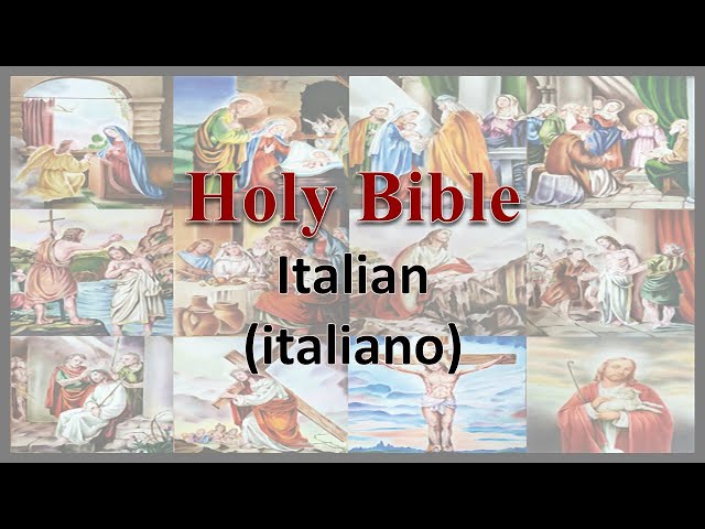 AudioBible：Italian：01 The Book Of Genesis