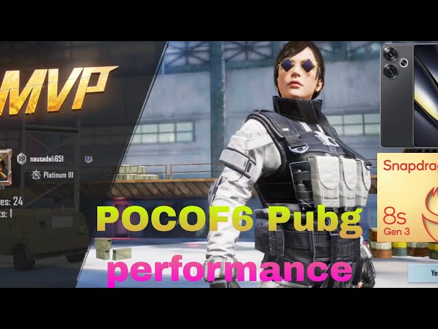 poco F6 gaming performance poco F6 bgmi performance poco f6 pubg performance