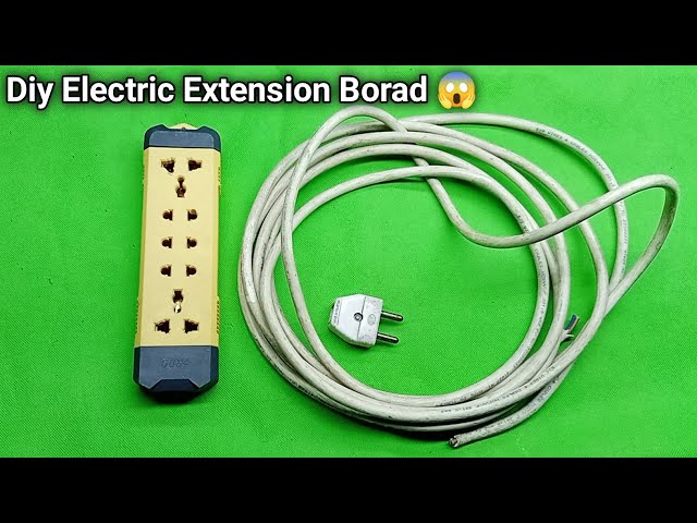 Diy Electric Extension Board | How To Make Electric Extension Board Connection At Home