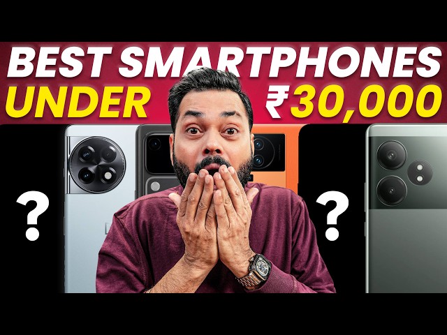 Top 5 Best Smartphones Under ₹30000 Budget ⚡June 2024
