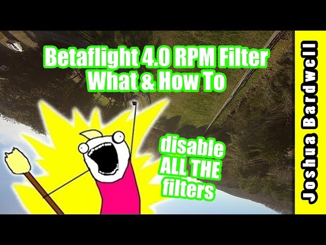 Betaflight 4.0 RPM Filter | HOW TO TRY IT OUT EARLY