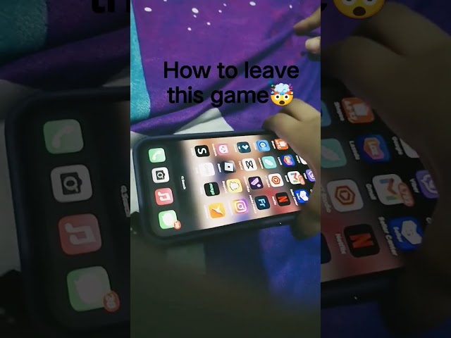 how to leave you can`t leave this game on iphone14