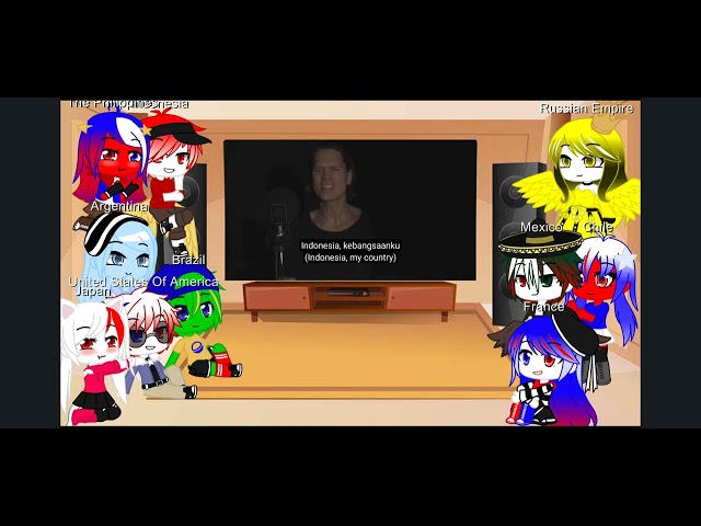 Countryhumans React To Their National Anthems By @pellekofficial (Part 1)