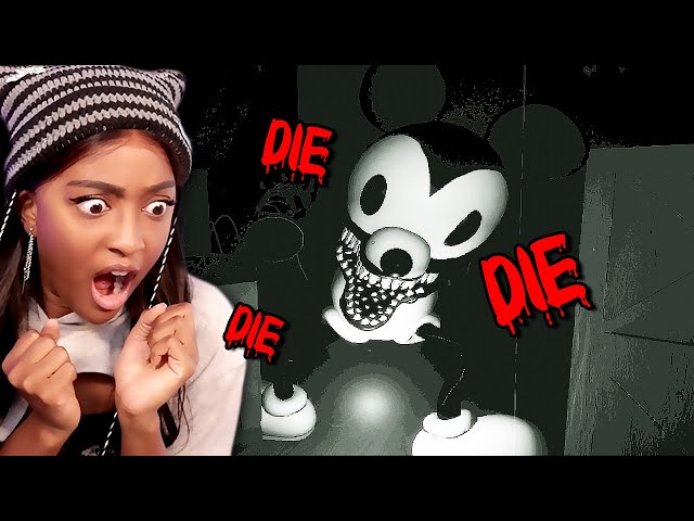 This Mickey Mouse Horror Game is SCARY!! | Captain Willie