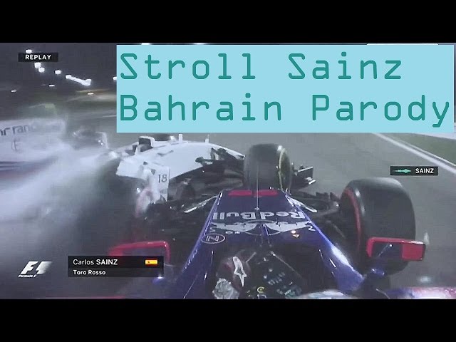 Stroll & Sainz Bahrain 2017 F1 Crash Parody