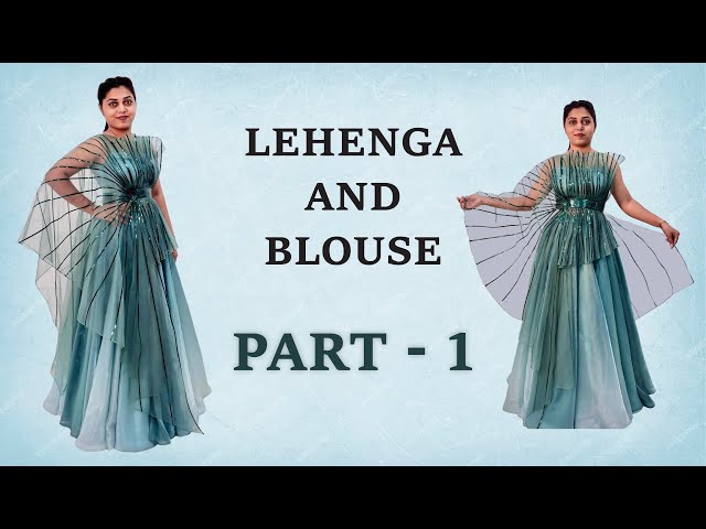 Part 01 | Cutting & stitching of Lehenga & Blouse |  By PriyaMG | Raja Rani Coaching
