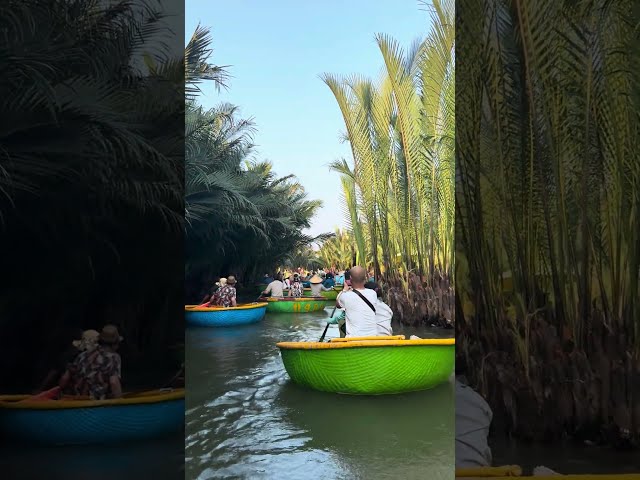 Coconut boat ride in HoiAn #coconut #vietnam #hoian #hoianvietnam #danang #boatrides #travelvietnam