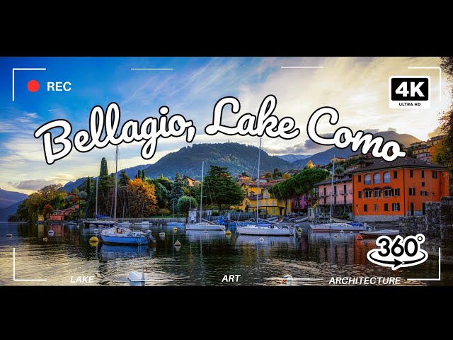 [VR 360] Bellagio, Lake Como, Italy 🇮🇹 in 4K – A Perfect Day Trip from Milan