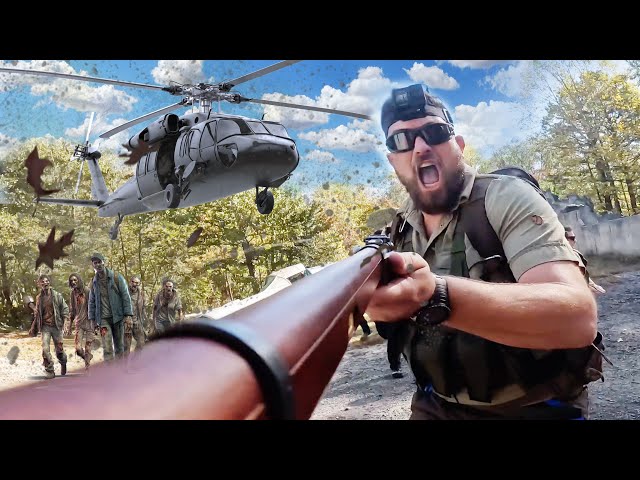 Airsoft ZOMBIE Helicopter Drops...