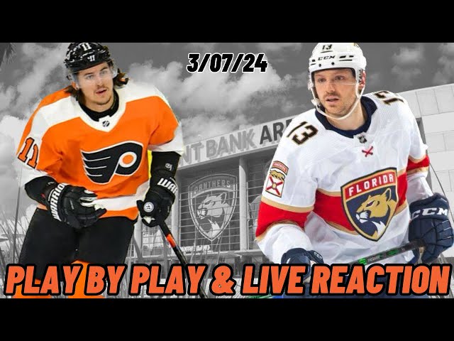 Philadelphia Flyers vs Florida Panthers Live Reaction | NHL LIVE | Watch Party | Panthers vs Flyers