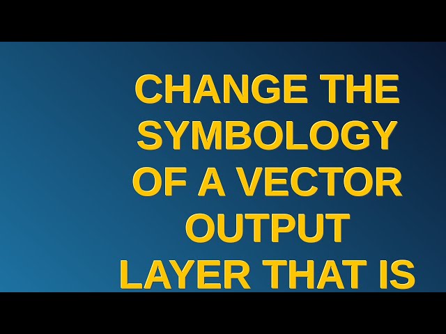 Gis: Change the symbology of a vector output layer that is returned from a processing tool?
