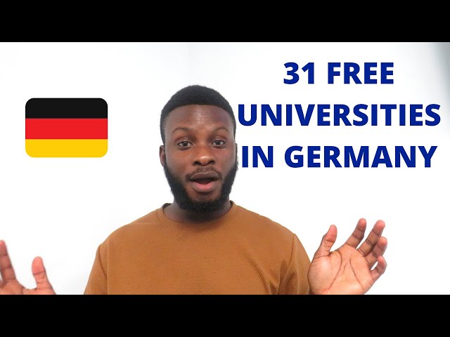 31 FREE UNIVERSITIES IN GERMANY  |  STUDY IN GERMANY FOR FREE