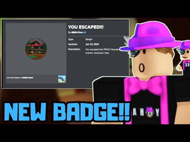 NEW PIGGY BADGE IS HERE + NEW MAP NEWS 📰