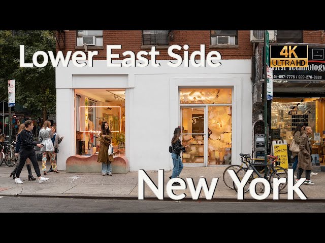 Walking NYC [4K] : Lower East Side Essex Street