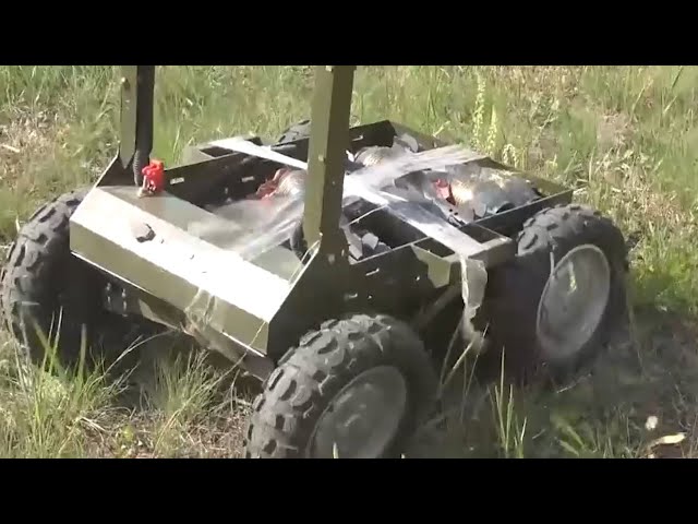 Russian special forces received Frog ground drone, review
