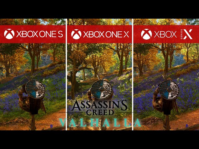Assassin's Creed Valhalla Comparison - Xbox Series X vs Xbox One X vs Xbox One S vs PS4 vs PS4 Pro