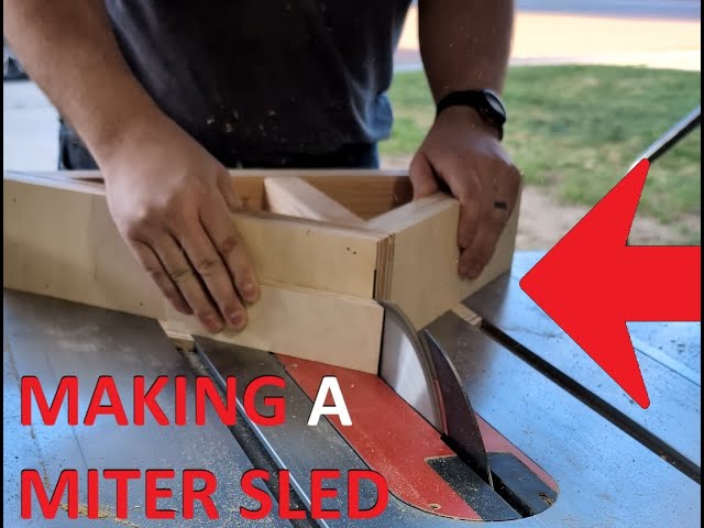 Miter Sled for the Table Saw