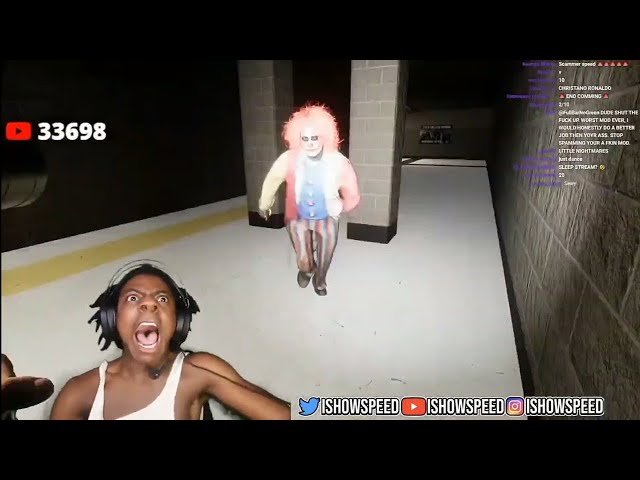 IShowSpeed Plays A Scary Clown Game (Full)