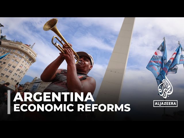 Argentina economic reforms: Congress debates Milei's changes amid protests