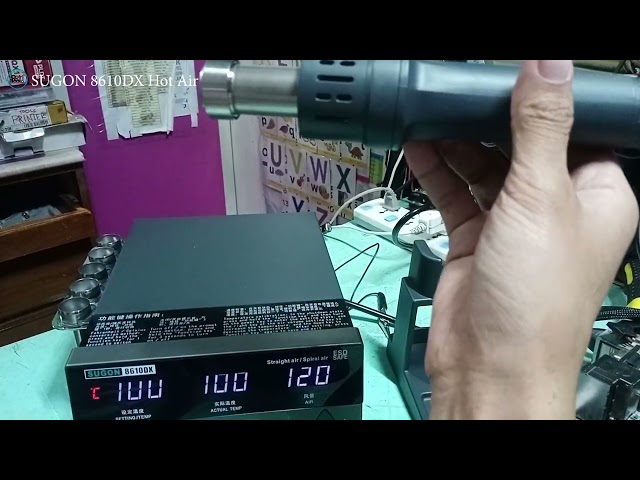 SUGON 8610DX HOT AIR ESD SAFE - Unboxing and Review, My Second Hot Air