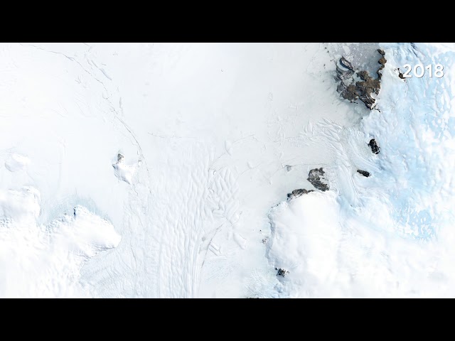 Time Langhovde Glacier, Antarctica