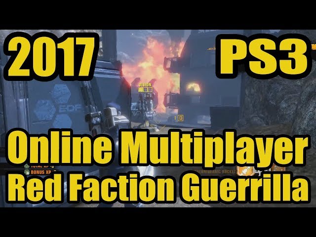 2017 PS3 Online Multiplayer Game - Red Faction Guerrilla - Players Group