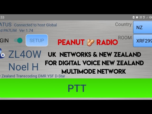 Peanut Radio For Hams: Some UK Networks & Digital Voice New Zealand Peanut Radio Rooms