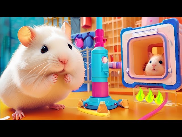 Ms HAMSTER Escape Fire Maze the Awesome Car Toys - Great Hamster