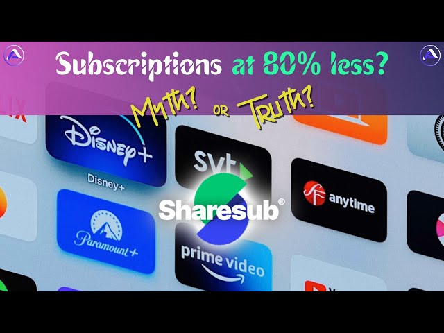 Subscription Services at up to 80% Less? Myth or Truth? Legal or Not? [Sharesub+Disney Plus Example]