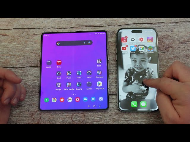 Galaxy Z Fold 4 vs iPhone 14 Pro Max