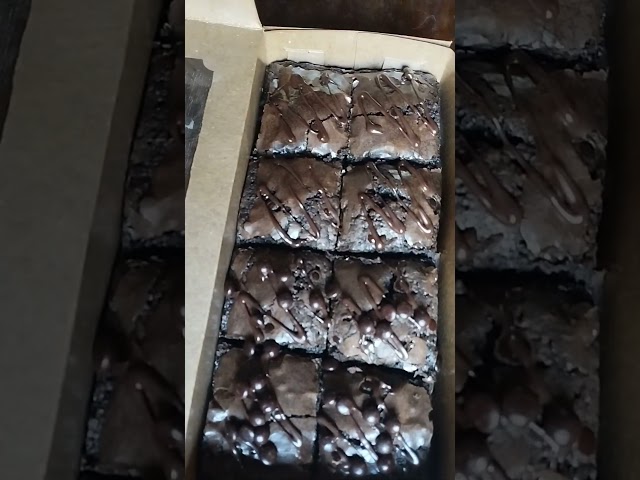 fudgy brownies 20*10 topping chocochip