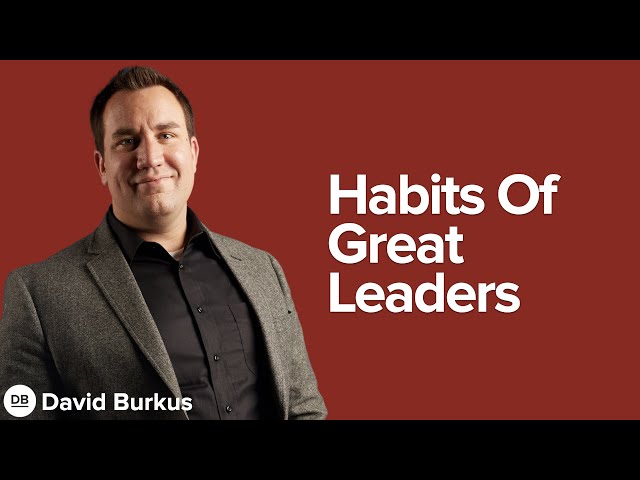 5 habits of great leaders