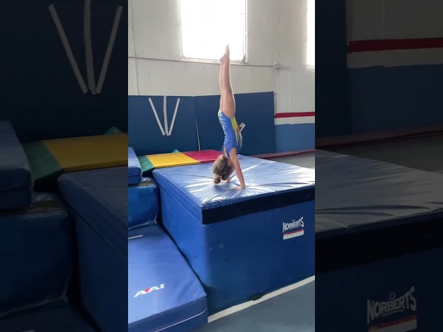 little emma conquering the vault. ❤️#Olympics #Gymnastics #ArtisticGymnastics #Sports