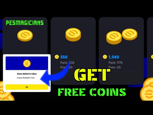 get free club coins in efootball 2024 mobile | #efootball24