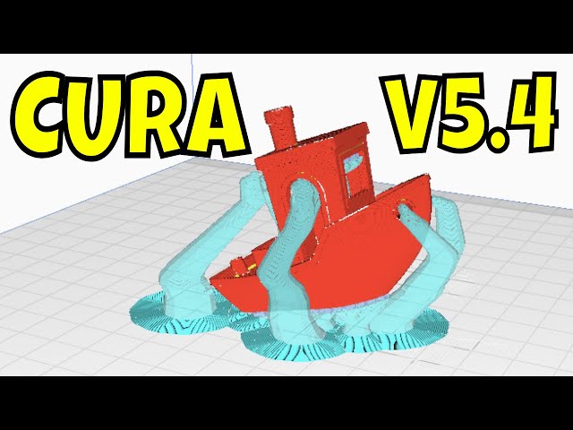 Cura v5.4 - Improved Tree Supports & Easy Breakaway Brims
