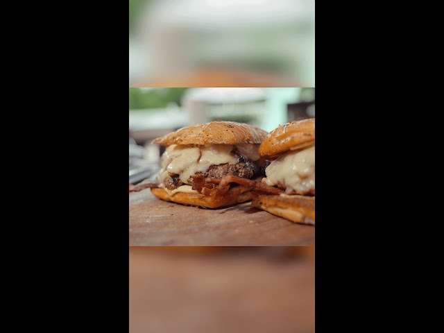 Mushroom Swiss Burger | Blackstone Griddle