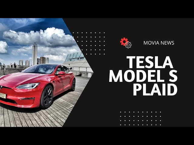 Le volant Yoke -Tesla Model S Plaid - Promenade à Rotterdam